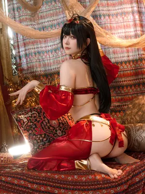 Island Fish - Azur Blue Route Big Phoenix Dance Girl Tết cổ điển