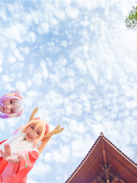 "Người giúp việc rồng của gia đình Kobayashi" Kangna và Thor Kimono c o s p l a y