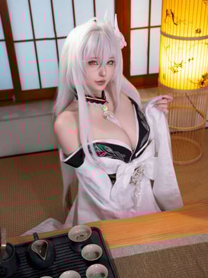 Yuno Shimizu - Azur Lane Hakuho kimono