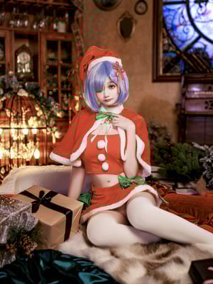Axueyuki_yuki - Cuộc sống ở một thế giới khác với trang phục Giáng sinh Zero Rem