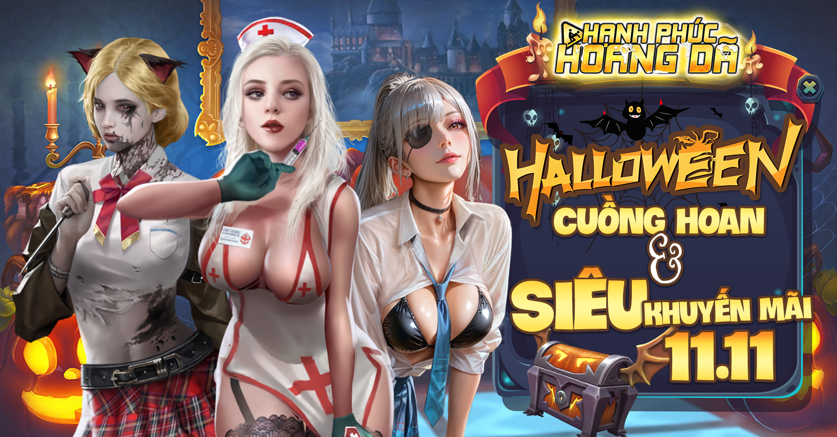 Halloween Cuồng Hoan + Siêu khuyến mãi 11.11- Hạnh Phúc Hoang Dã