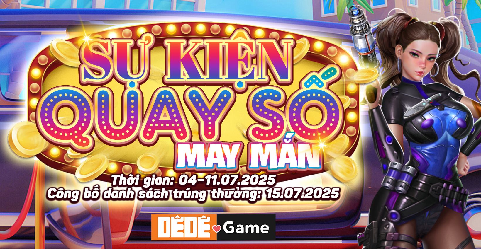 Sự kiện điểm danh quay số may mắn dành cho người chơi cũ